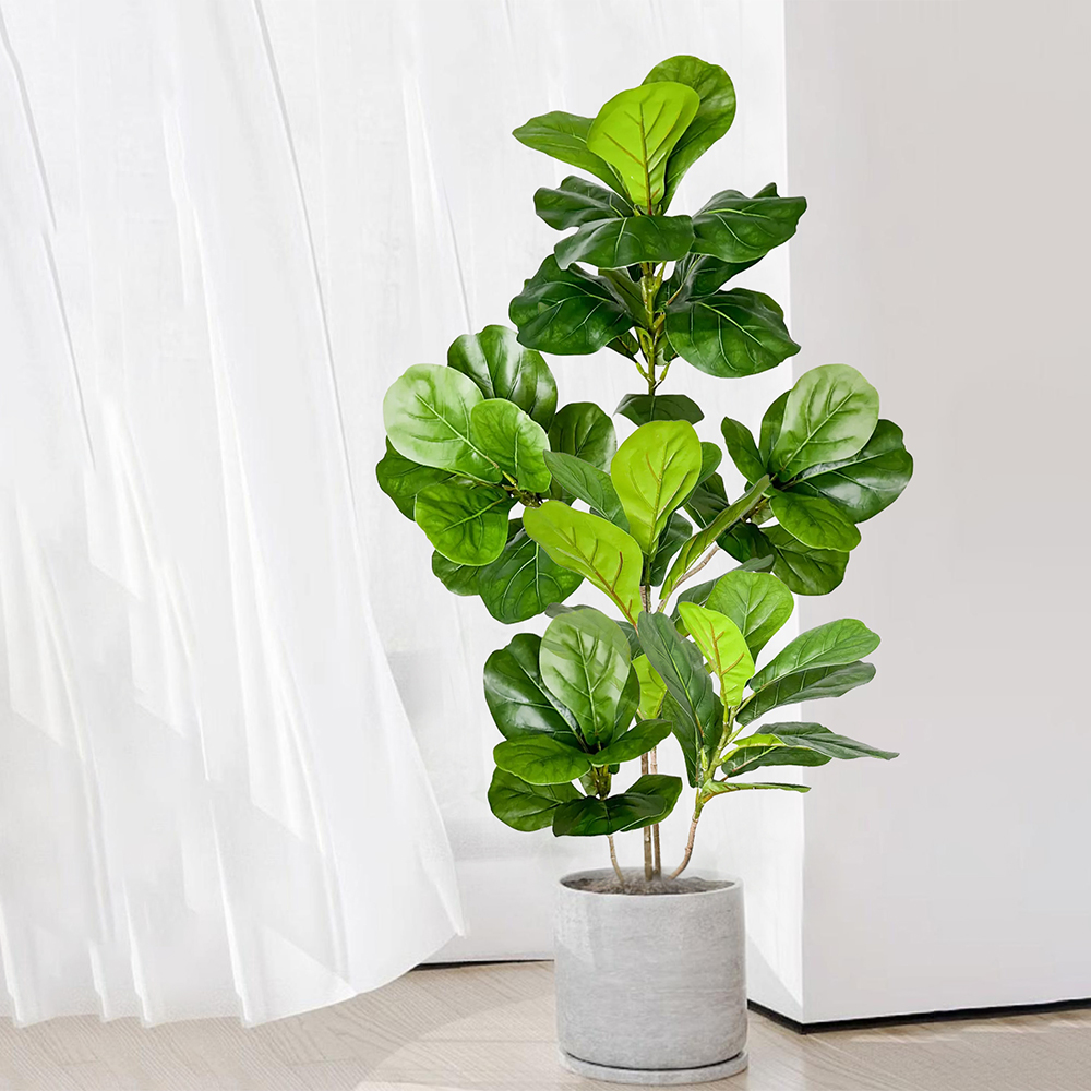 Tanaman Fiddle Artifisial Besa - Ficus Lyrata Tree ulasan dan harga